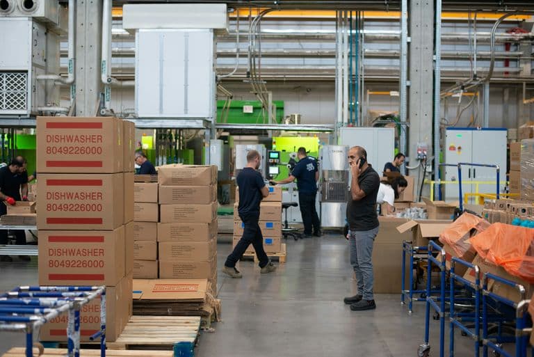 Balicí stanoviště e-shopových objednávek